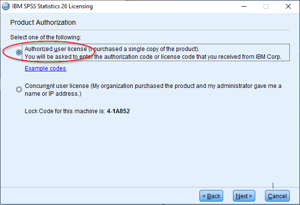 ibm spss statistics license authorization wizard