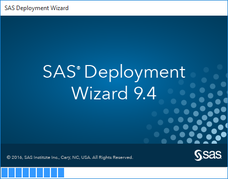 SAS 9.4 Install Splash Screen