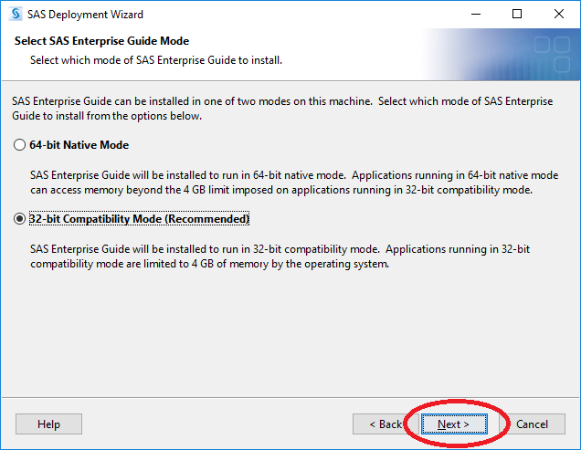 SAS 9.4 Install Select SAS Enterprise Mode
