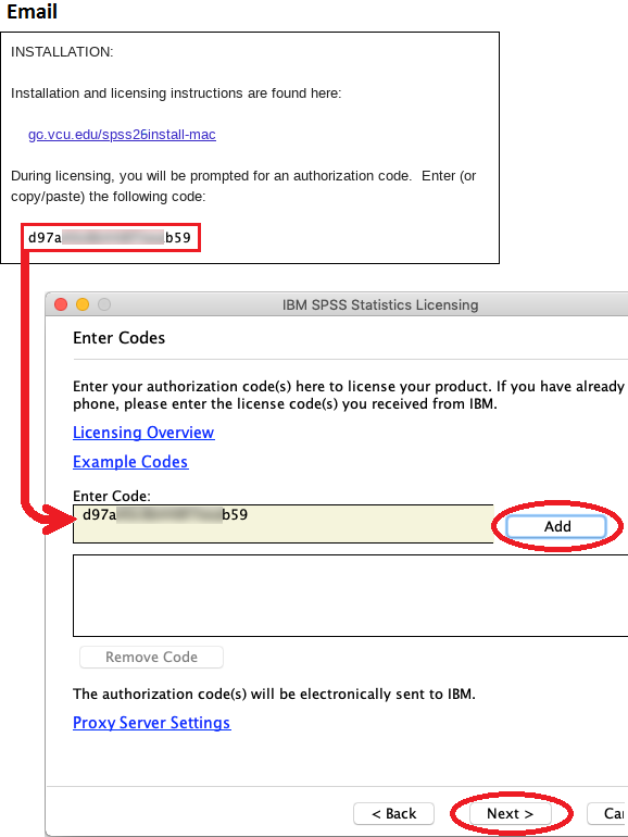 Mac SPSS 27 enter authorization code