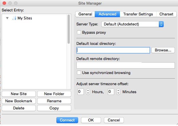 error filezilla for mac